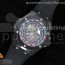 HB공장 위블로 빅뱅 유니코 상블루 PVD 스켈레톤다이얼 러버스트랩 Big Bang Unico Sang Bleu PVD Flags Inner Bezel Skeleton Dial on Black Gummy Strap HUB1213