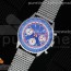 TW공장 브라이틀링 내비타이머 크로노 블루다이얼 매쉬밴드 Navitimer B01 Chronograph 43 Blue Dial on SS Mesh Bracelet A7750
