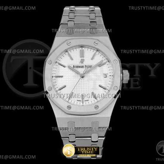 MP공장 오데마피게 로얄오크 15500 스틸 실버다이얼 브레이슬릿 Royal Oak 41mm 15500 SS/SS White MPF MY9015