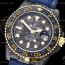 OM공장 롤렉스 GMT마스터2 카본케이스 옐로우블루커스텀 직물스트랩 GMT Master II GMT Electro FC/NY CAR OMF A3186 CHS