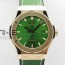 B50공장 위블로 클레식퓨전 42 로즈골드 금통 그린다이얼 거미스트랩 Classic Fusion 42mm RG B50F Green Dial On Green Gummy Strap A2892