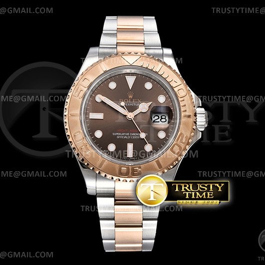 AR공장 요트 로골콤비 브라운다이얼 3135 YachtMaster 116623 40mm RG/SS Brown ARF A3135