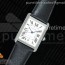 AF공장 까르띠에 탱크솔로 31mm 스틸 화이트다이얼 가죽스트랩 Tank Solo 31mm SS White Dial on Black Leather Strap A2892