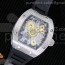 리차드밀 RM018 부쉐론오마쥬 옐로우 스켈레톤다이얼 RM018 ‘Hommage a Boucheron’ SS Yellow Skeleton Dial on Black Rubber Strap 6T51