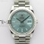 BP공장 롤렉스 데이데이트 40미리 아이스블루다이얼 2836 Day-Date 40mm 228239 BP New Dial Version 904 SS Ice Blue T Crystal Markers Dial on SS President Bracelet A2836