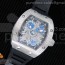 리차드밀 RM018 부쉐론오마쥬 블루 스켈레톤다이얼 RM018 ‘Hommage a Boucheron’ SS Yellow Skeleton Dial on Black Rubber Strap 6T51