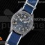 M+F공장 IWC 마크18 헤리티지 티타늄 블랙다이얼 화이트앤블루나일론스트랩 Mark XVIII IW327006 Titanium Grand Black Dial on Blue Nylon Strap A35111 (Free Leather Strap)
