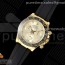 QF공장 롤렉스 데이토나 옐로우골드금통 8P 다이아몬드인덱스 러버스트랩 Daytona 116518 QF 1:1 Best Edition YG Diamonds Dial on Oysterflex Strap SA4130 V2