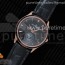 VF공장 예거르쿨트르 마스터 울트라씬 문페이즈 로즈골드 블랙다이얼 Master Ultra Thin Moon 1368420 RG Black Dial on Black Leather Strap A925 V2