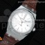 OM공장 오데마피게 로얄오크 15400 화이트다이얼 가죽스트랩 Royal Oak 41mm 15400 SS White Textured Dial on Brown Leather Strap A3120