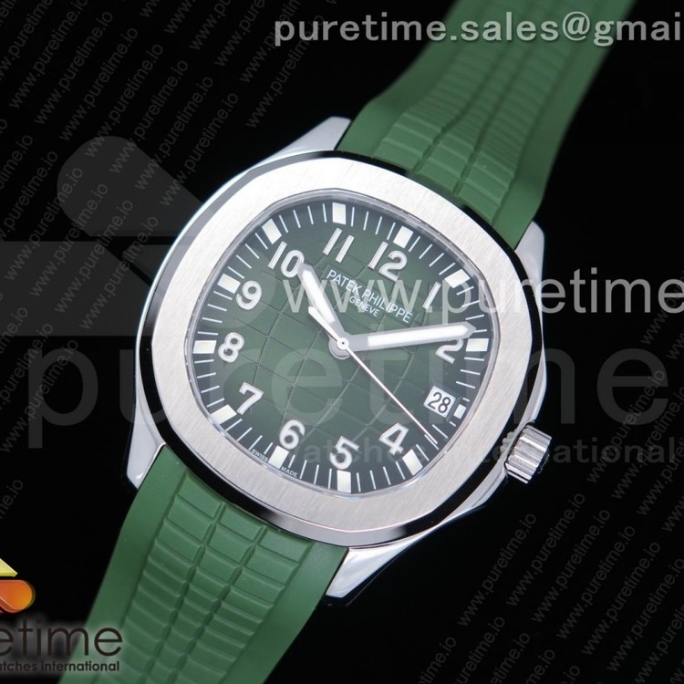 KM공장 파텍필립 아쿠아넛 5167 스틸 그린다이얼 러버스트랩 Aquanaut 5167 SS Green Textured Dial on Green Rubber Strap A324