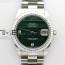 ED공장 롤렉스 데이저스트 36 그린다이얼 DateJust 36mm SS EDF Best Edition Green Malachite Dial Crystal Markers on SS President Bracelet A2824