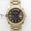 BP공장 롤렉스 데이데이트 36미리 로골 그레이다이얼 2836 Day-Date 36 128235 RG/Crystal BP Best Edition Gray Crystal Marker Dial on RG President Bracelet A2836