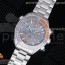 OM공장 V3 오메가 씨마스터 플래닛오션 마스터 크로노미터 그레이다이얼 브레이슬릿 Planet Ocean Master Chronometer SS Gray Polished Bezel Gray Dial on SS Bracelet A9900 V3