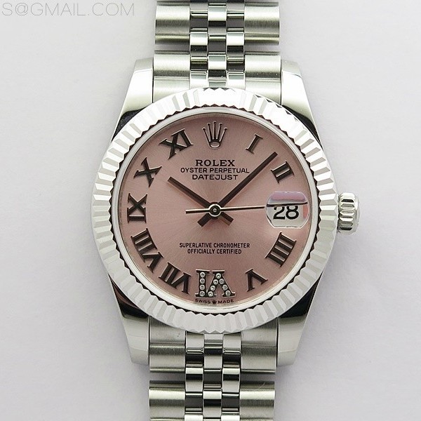 BP공장 롤렉스 데이저스트 31 핑크다이얼 2813무브 21600진동 Datejust 31mm 278271 SS BP Best Edition Pink Roman Markers Dial on Jubilee Bracelet