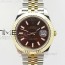 BP공장 V2 롤렉스 데이저스트2 콤비 브라운다이얼 바인덱스 Rolex DateJust2 SS&YG Brown Dial Bar Index 신형브레스렛