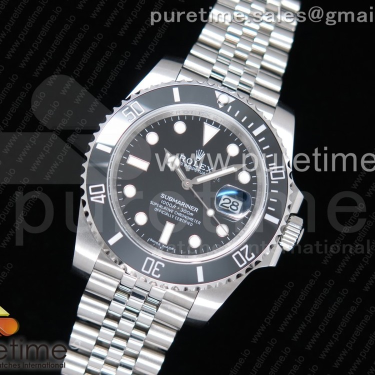 V9공장 롤렉스 서브마리너 블랙 904L 쥬빌레브레이슬릿 Submariner 116610 LV Green Ceramic 904L 1:1 Best Edition on SS Jubilee Bracelet SA3135