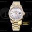 GM공장 롤렉스 데이데이트 36 옐로우골드 금통 실버다이얼 2836 DayDate 36mm Flt Pres 904L YG/YG Silv W/Stk GMF A2836