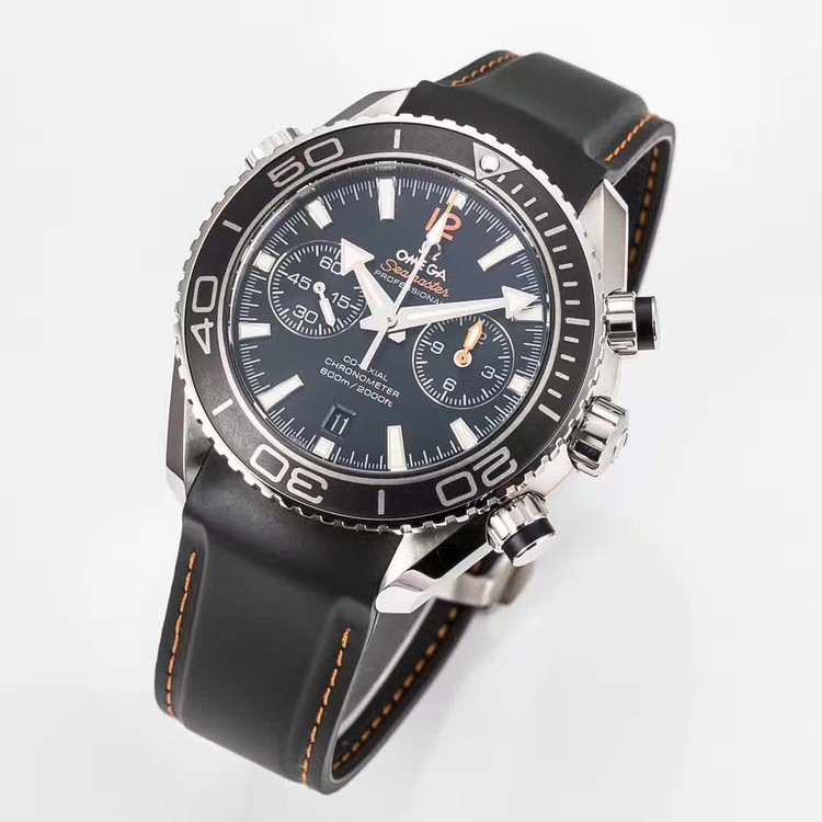 OM공장 오메가 마스터 크로노미터 크로노 블랙 Omega Master Chronomeer Chronograph Black 러버