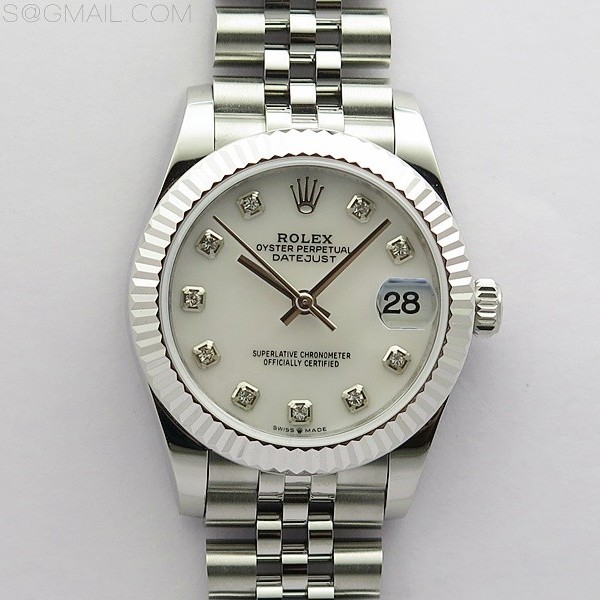 BP공장 롤렉스 데이저스트 31 자개다이얼 2813무브 21600진동 Datejust 31mm 278271 SS BP Best Edition White MOP Crystal Markers Dial on Jubilee Bracelet