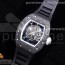 KV공장 RM055 V3 스켈레톤다이얼 러버 RM055 NTPT KVF Best Edition Skeleton Dial White Crown on Black Rubber Strap MIYOTA8215 V3