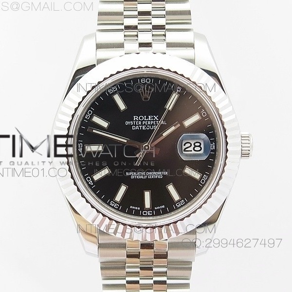 BP공장 V2 롤렉스 데이저스트2 스틸 블랙다이얼 바인덱스 Rolex DateJust2 SS&Black Dial Bar Index 신형브레스렛