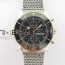 브라이틀링 슈퍼오션 A13312 44MM 로즈골드콤비 블랙베젤 브레이슬릿 SUPEROCEAN A13312 44MM SS/RG BLACK BEZEL BLUE DIAL/BLACK SUBDIAL ON SS BRACELET A7750