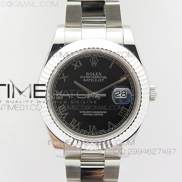 BP공장 V2 롤렉스 데이저스트2 스틸 블랙 로만다이얼 Rolex DateJust2 SS&Black Roman Dial 브레스렛