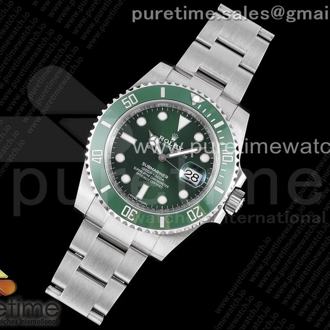 V6공장 V2 롤렉스 서브마리너 40 그린 3135 Submariner 116610 LV Green Ceramic 904L Steel V6F 1:1 Best Edition VS3135 V2